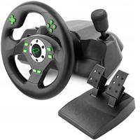 Esperanza EGW101 game controller Stuur Playstation,Playstation 3 Digitaal USB Zwart, Groen - thumbnail