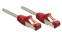 LINDY 47839 RJ45 Netwerkkabel, patchkabel CAT 6 S/FTP 3.00 m Grijs Snagless 1 stuk(s) - thumbnail