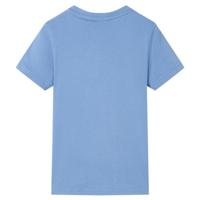 Kindershirt 104 middelblauw - thumbnail