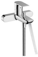 Hansgrohe Rebris E ééngreeps badmengkraan opbouw met hartafstand 15.3 cm, chroom - thumbnail