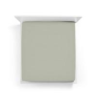 Bella Donna Bella Donna Jersey La Piccola Topperhoeslaken 180x210-220 cm grijsgroen-0633 - thumbnail