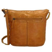 Hide & stitches paint rock shoulder bag-Ocher Yellow - thumbnail