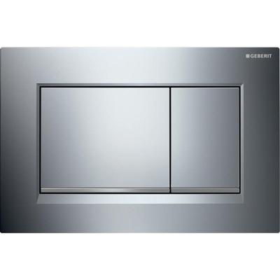Geberit Sigma 20 (ex Sigma 30) bedieningspaneel chroom/mat chroom voor Sigma reservoirs 8cm (UP720) en 12cm (UP320)