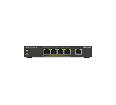 NETGEAR GS305Pv3 Unmanaged Gigabit Ethernet (10/100/1000) Power over Ethernet (PoE) Zwart NETGEAR GS305Pv3 Unmanaged Gigabit Ethernet (10/100/1000) Power over Ethernet (PoE) Zwart