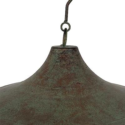 Clayre & Eef Vogelvoederhuisje Ø 27x 35 cm Bruin Groen Ijzer Voerbak Vogel