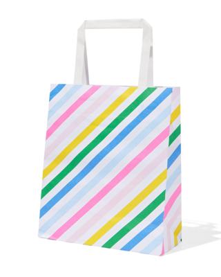HEMA Cadeautasjes papier 21x18x8 strepen - 6 stuks
