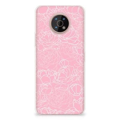 Nokia G50 | TPU Case | White Flowers Nokia G50 | TPU Case | White Flowers