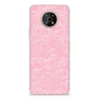 Nokia G50 | TPU Case | White Flowers - thumbnail