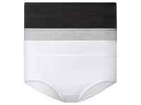 esmara 5 dames hipsters (M (40/42), Zwart/grijs/wit) - thumbnail