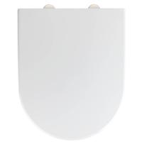 Wenko Toiletbril 38 X 46 Cm Rvs Matzilver - thumbnail