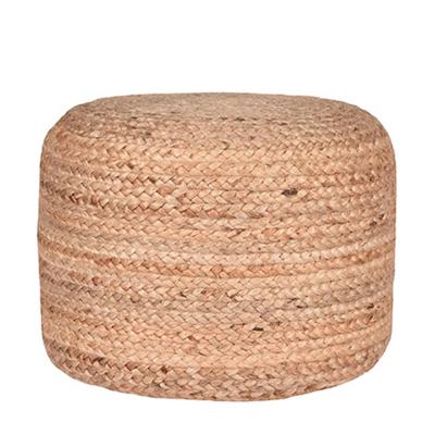 LABEL51 Poef gevlochten jute naturel LABEL51 Poef gevlochten jute naturel