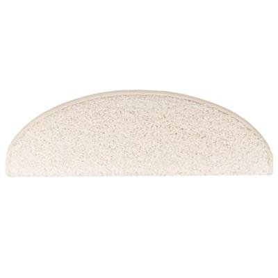 VidaXL Trapmatten 10 st 65x21x4 cm wit halfrond groot VidaXL Trapmatten 10 st 65x21x4 cm wit halfrond groot