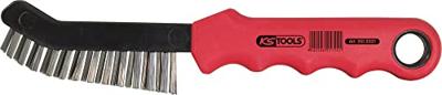 KS Tools 201.2321 Staaldraad-remklauw-draadborstel 2 rijen, spits