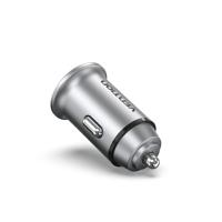 Vention FFFH0 oplader voor mobiele apparatuur Universeel Grijs Sigarettenaansteker Snel opladen Auto - thumbnail