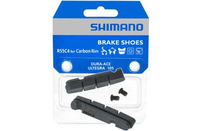 SHIMANO cartridge bremsgummi "r55c4" br.pad shim. r55c4 cart.car.rim 2 pcs.
