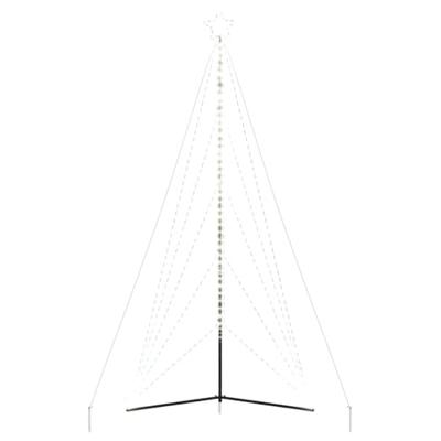 Kerstboomverlichting 615 koudwitte LED's 404,5 cm