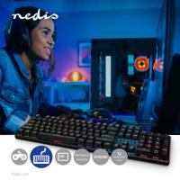 Bedraad Gaming Toetsenbord | USB Type-A | Mechanische Toetsen | LED | QWERTY | US Internationaal | USB Gevoed | Lengte stroomkabel: 1.50 m | Gaming - thumbnail