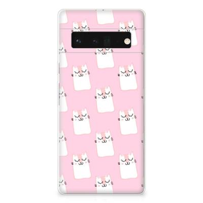 Google Pixel 6 Pro | TPU Hoesje | Sleeping Cats