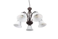Trio KroonluchterRustica 60cm 5-lichts roestbruin - 101000524 - thumbnail