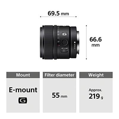 Sony E 15mm f/1.4 G APS-C Wide Angle Prime