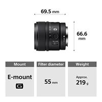 Sony E 15mm f/1.4 G APS-C Wide Angle Prime - thumbnail