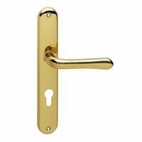 Deurkr.Saturnus schild PC 72 mm mess. gelakt - thumbnail