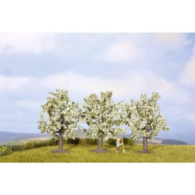 NOCH 25511 Set bomen Fruitboom 45 tot 45 mm Wit, Bloeiend 3 stuk(s)