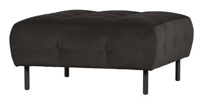 WOOOD Hocker 'Lloyd' Velvet, kleur Cast Iron