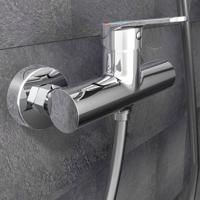 FUTURA ééngreepsmengkraan douche, chroom duurzaam verchroming - conform DIN EN 248 bijzonder stil - geluidsklasse A geluidsarme, verwisselbare 35 mm-cartouche ½" (Ø ca. 1,9 cm) verbinding voor - thumbnail