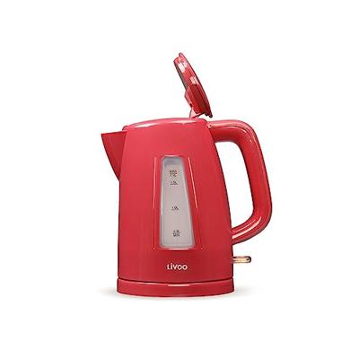 Waterkoker - LIVOO - DOD184RC - 2200 W - 1,7 L - 360° draaibare voet - Rood