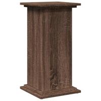 VidaXL Sokkel met opbergruimte 31x30x60 cm bewerkt hout bruin eiken - thumbnail