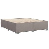 Bedframe zonder matras stof taupe 200x200 cm - thumbnail