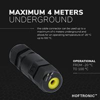 5x Kabelverbinder - IP68 waterdicht - thumbnail