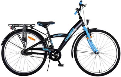 Volare thombike kinderfiets - jongens - 26 inch - zwart blauw - 3 versnellingen