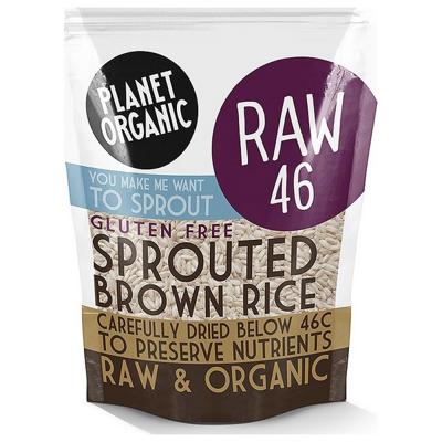 Planet Organic Biologische Gekiemde Bruine Rijst 400 Gram Planet Organic Biologische Gekiemde Bruine Rijst 400 Gram