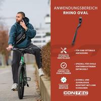 CONTEC hinterbauständer "rhino oval" ct rear kickstand oval 24" - 29" black - thumbnail