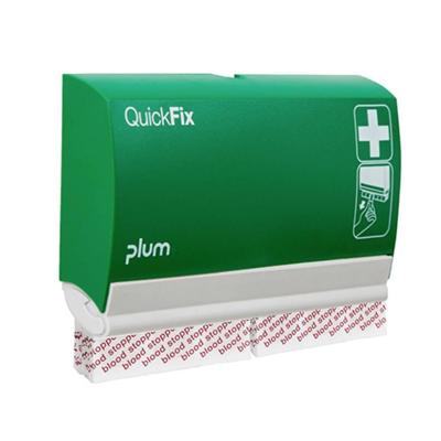 PLUM QuickFix® Blood Stopper 5510 Pleisterdispenser (b x h x d) 232 x 133 x 33 mm Incl. wandhouder PLUM QuickFix® Blood Stopper 5510 Pleisterdispenser (b x h x d) 232 x 133 x 33 mm Incl. wandhouder