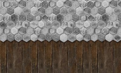 Vanilla Lime Vanilla Lime Fotobehang Floral Tiles - 014263