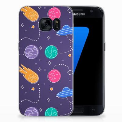 Samsung Galaxy S7 | Sillicone Back Cover | Space