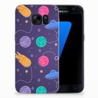 Samsung Galaxy S7 | Sillicone Back Cover | Space - thumbnail