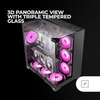 ATX Semi-toren BehuizingMars Gaming MCVISION - thumbnail