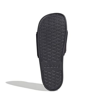adidas Adilette Comfort Elevated Slippers Zwart Donkerpaars adidas Adilette Comfort Elevated Slippers Zwart Donkerpaars