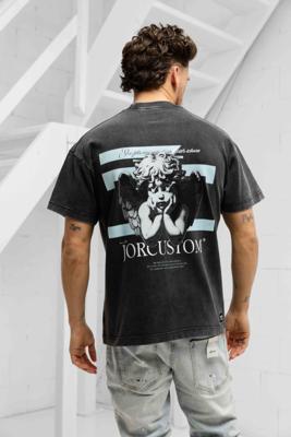 Jorcustom Angel2.0 Loose Fit T-Shirt Heren Grijs - Maat S - Kleur: Grijs | Soccerfanshop Jorcustom Angel2.0 Loose Fit T-Shirt Heren Grijs - Maat S - Kleur: Grijs | Soccerfanshop