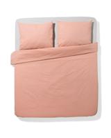 HEMA Dekbedovertrek 240x200/220cm chambray oranjerood (terra) - thumbnail