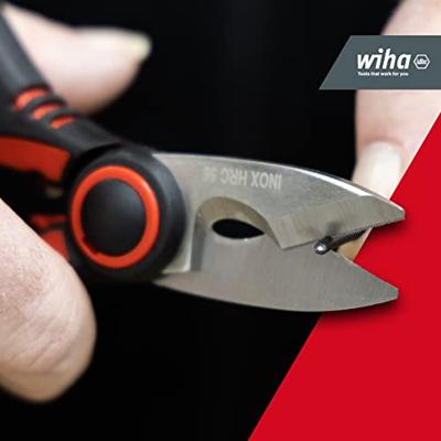 Wiha Elektricienschaar 160mm met strip- en krimpfunctie