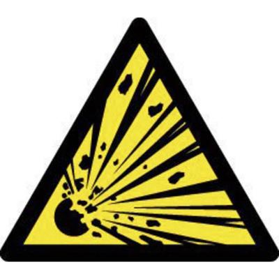 Waarschuwingsbord Waarschuwing voor explosieve stoffen 1 stuk(s)