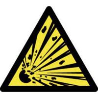 Waarschuwingsbord Waarschuwing voor explosieve stoffen 1 stuk(s) - thumbnail