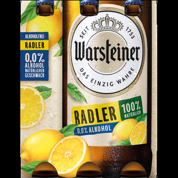 Warsteiner Alcoholvrij Radler <0.5% Fles 6 x 330ML bij Jumbo