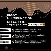 Wenkbrauwpotlood Eveline Medium Brown - thumbnail