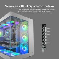 Cougar CGR-5KA1B-RGB PC-behuizing Meerdere kleuren - thumbnail